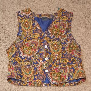 Liz‎ Wear Vintage Paisley Vest